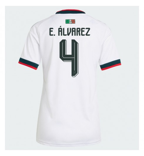 Meksiko Edson Alvarez #4 Vieraspaita Naisten MM-kisat 2026 Lyhythihainen Meksiko Edson Alvarez #4 Vieraspaita Naisten MM-kisat 2026 Lyhythihainen